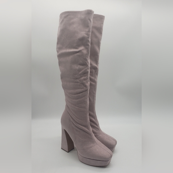 913- Jessica Simpson Daniyah Over-the-Knee Boots – Size 8.5 – Vegan Suede – NWT - Picture 2 of 9